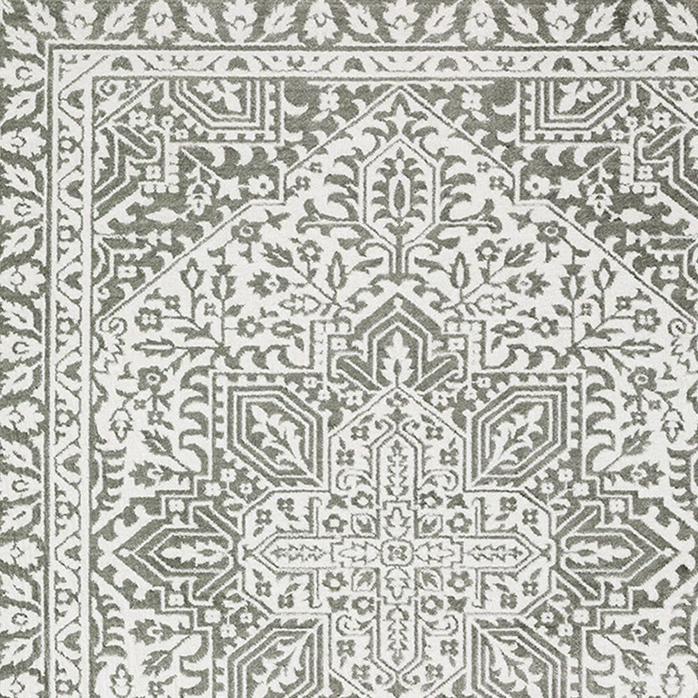 Oriental Weavers Montecito Medallion 7&#39;10&quot; x 10&#39;10&quot; Gray Area Rug, , large