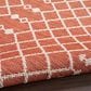 Nourison Positano Southwestern Terracotta 4" x 6" Indoor/Outdoor Area Rug, , large