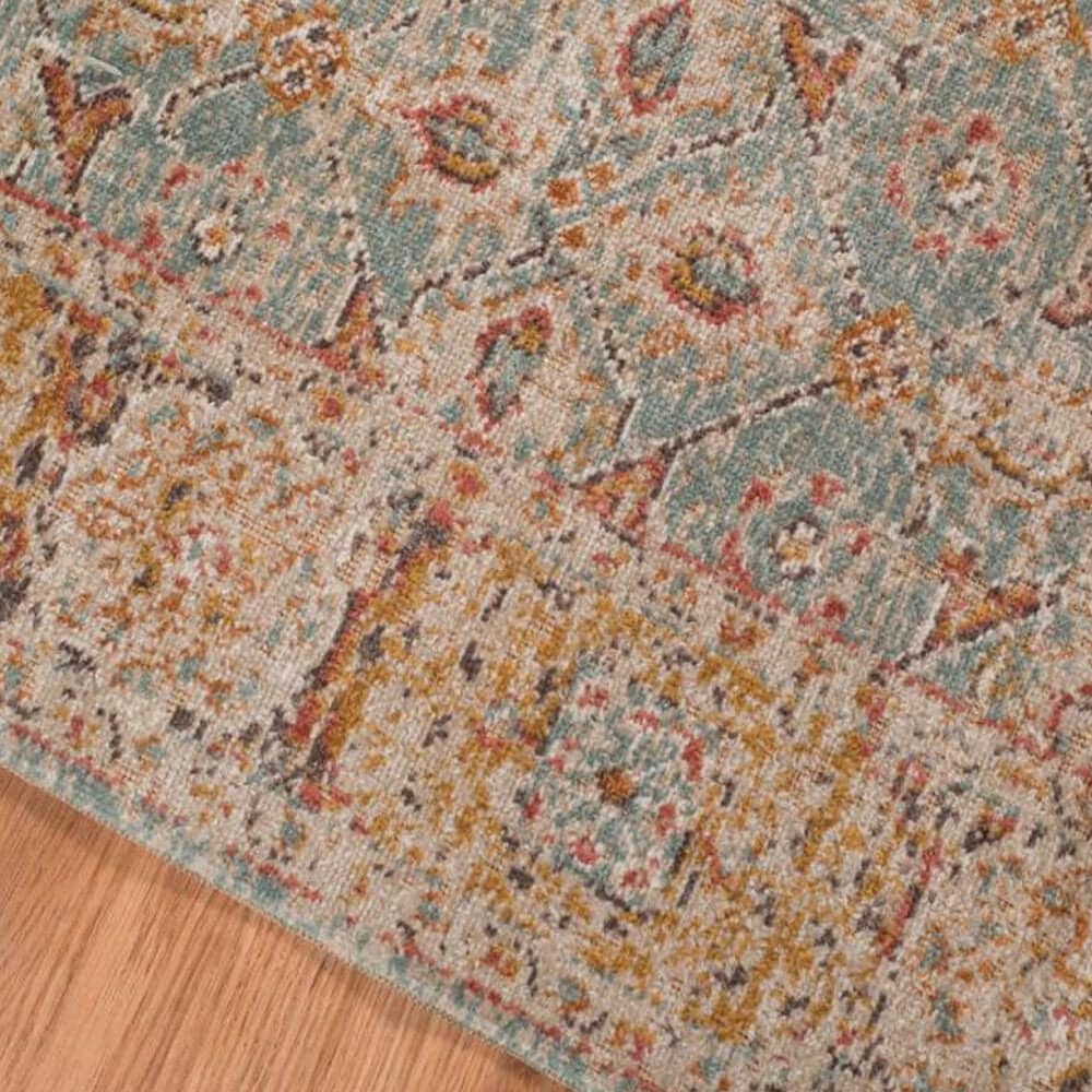 Amer Rugs Eternal 8&#39;11&quot; x 11&#39;11&quot; Teal and Gold Area Rug, , large
