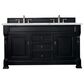 James Martin Vanities Brookfield 60" Double Bathroom Vanity in Antique Black with 3 cm Ethereal Noctis Quartz Top and Rectangle Sink, , large