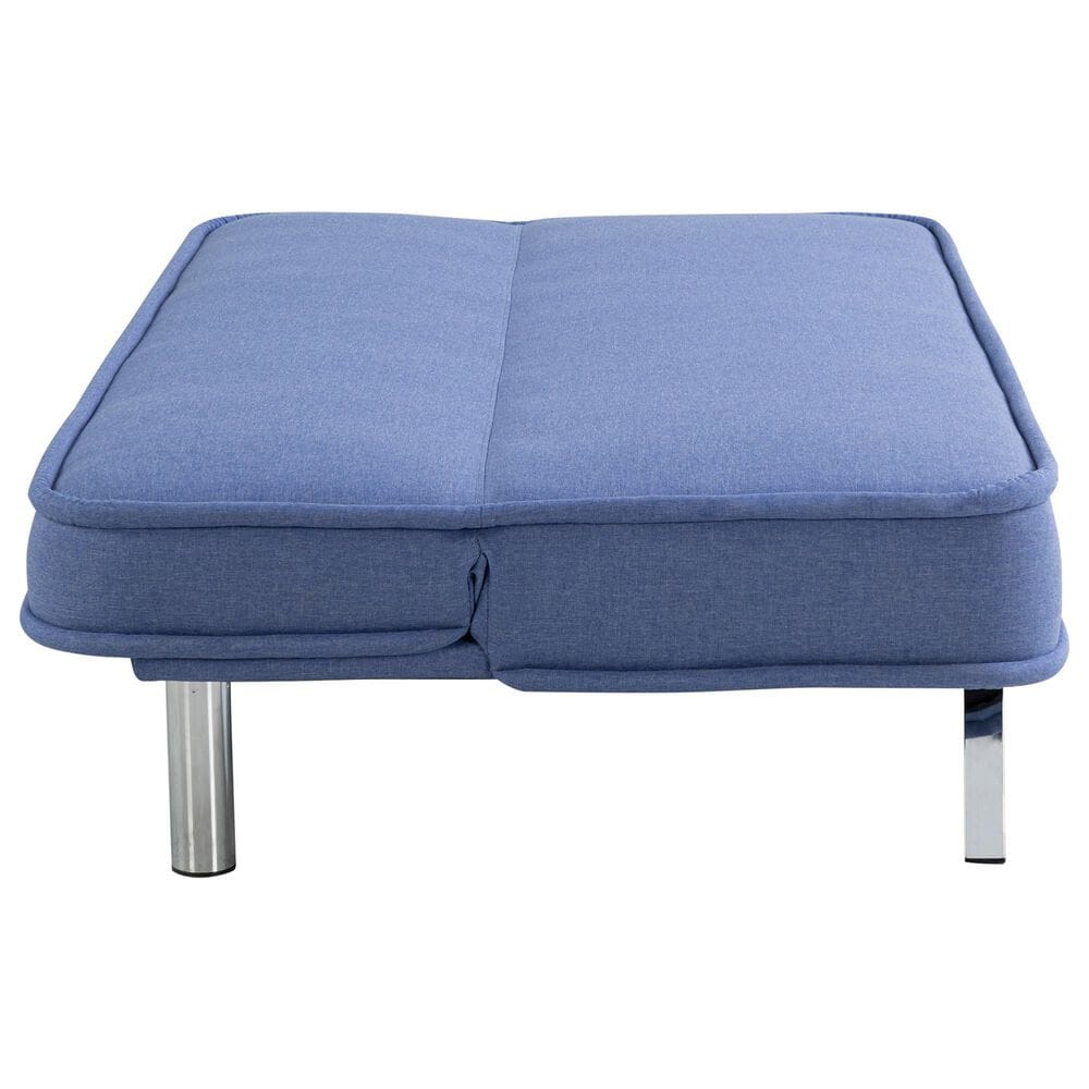 Lifestyle Solutions Toni Convertible Sofa in Blue, , large