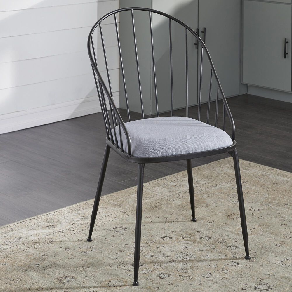 Maple and Jade Arm Chair in Black, , large