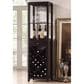 Baxton Studio Austin Wine Tower in Dark Brown, , large