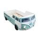 Furniture of America Peace Bus Twin Bed in Teal with LED Lights and Sound Effects, , large