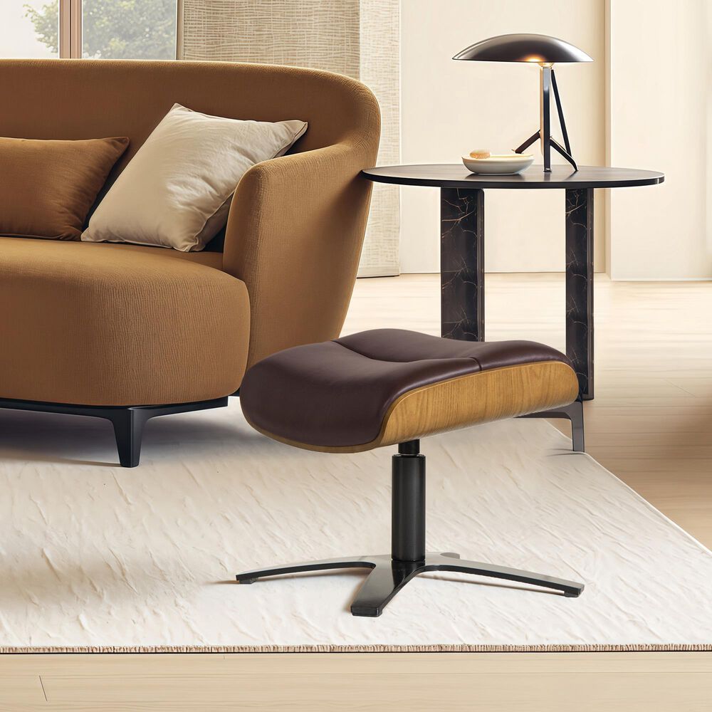 Jennifer Taylor Home Jovan Ottoman in Cacao Espresso, , large