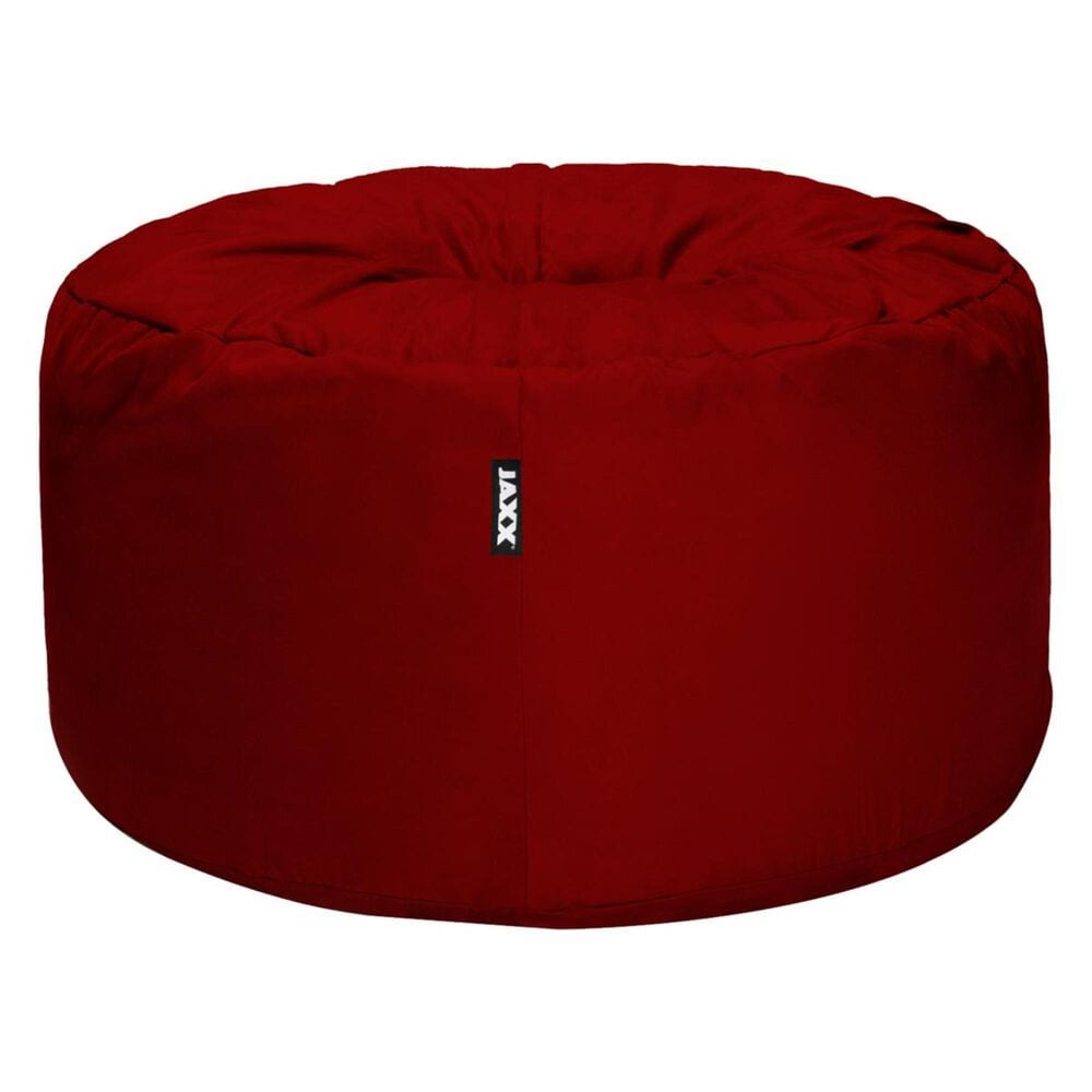 Jaxx 4&#39; Round Bean Bag with Removable Cover in Cinnabar, , large