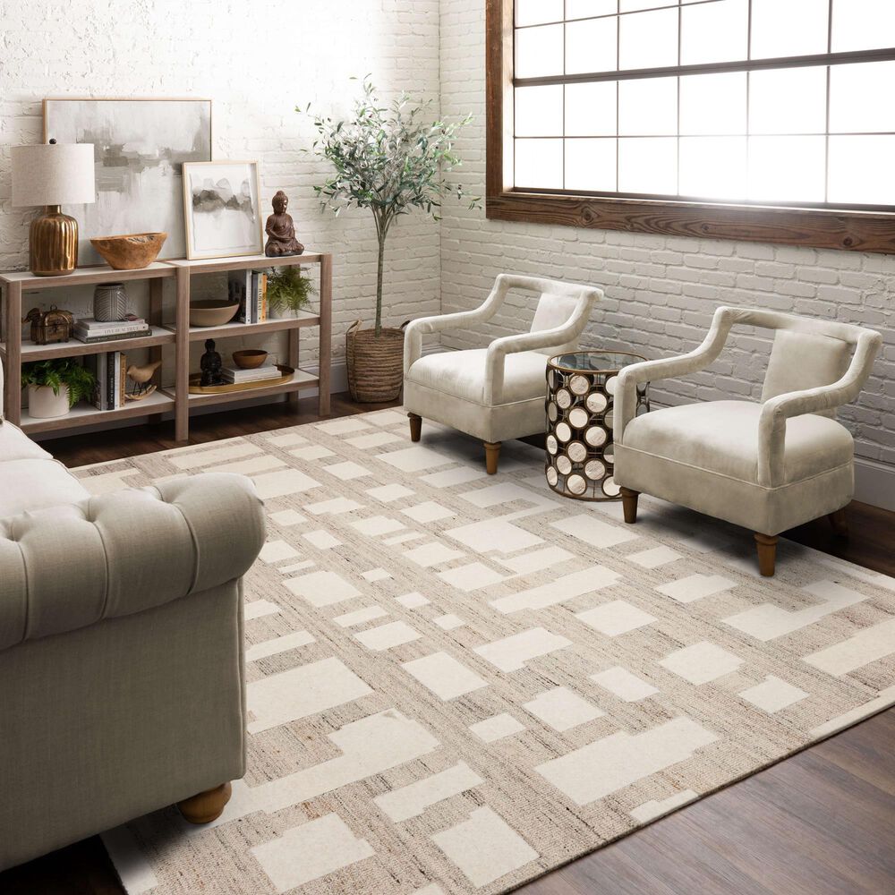 Karastan Forsyth Park Ardsley Place Ivory Natural 8' x 10' Area Rug, , large