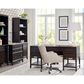 Riva Ridge Sutton 64" Half Pedestal Desk in French Roast, , large