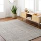 Surya Hope White, Medium Gray, Taupe, Brown, Light Brown and Dark Brown 12" x 15" Area Rug, , large