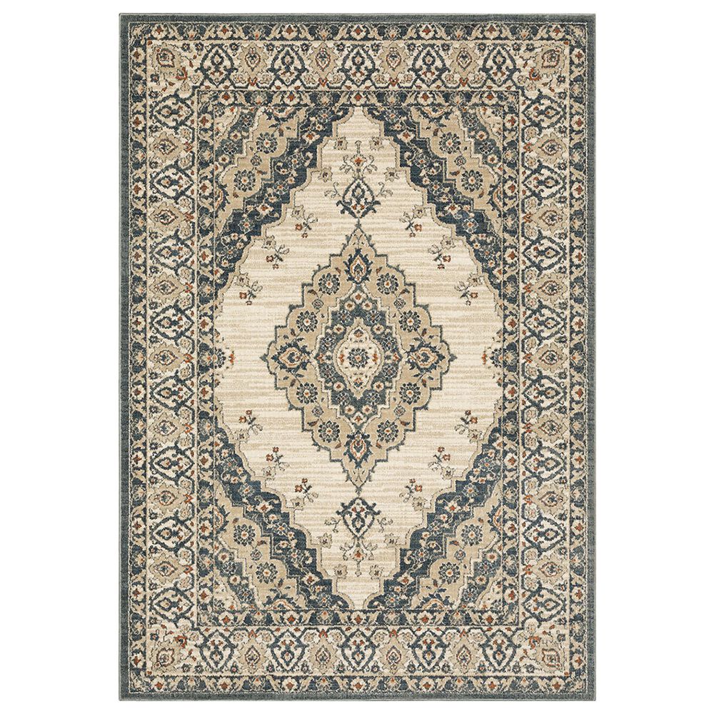 Oriental Weavers Fiona Windham 8020W 7"10" x 10" Beige Area Rug, , large