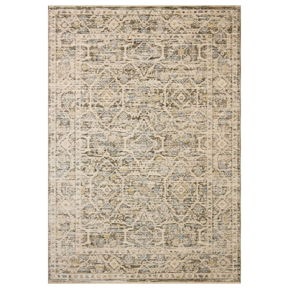 Loloi Clarisse Olive and Ivory 3"11" x 5"7" Area Rug, , large