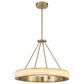 Minka-Lavery Divinely 28.88" Chandelier with Etched Shade in Celeste Brass, , large