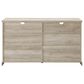 Walker Edison 58" TV Stand NF584DHDHBWO  in White Oak, , large