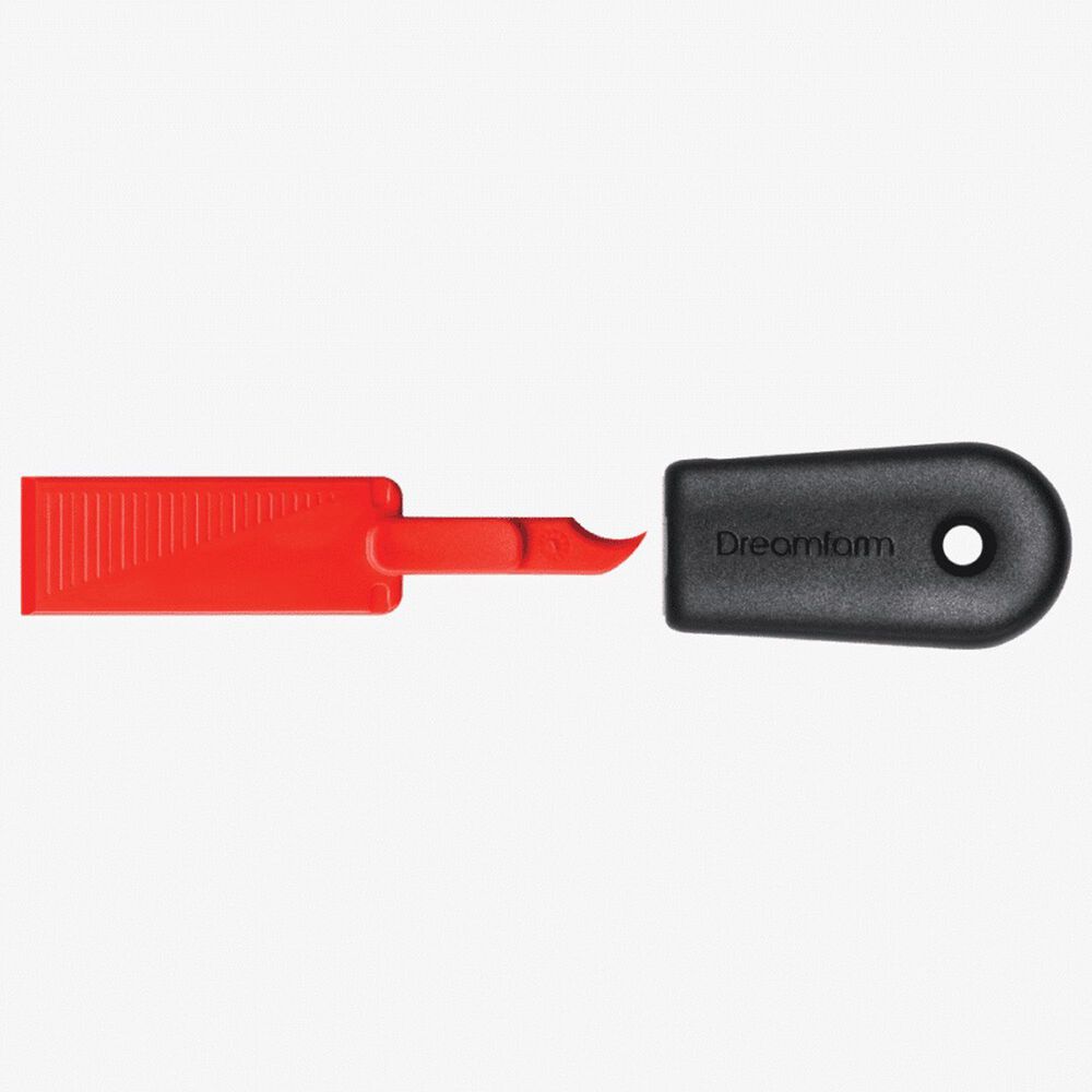 Dreamfarm Cleana 2-Piece Self Sharpening Cleaning Scarper in Red and Dreamfarm Blue, , large