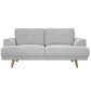 37B Charles Loveseat in Fancy Gray, , large