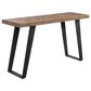 Uttermost Freddy Console Table in Weathered Oak and Black, , large