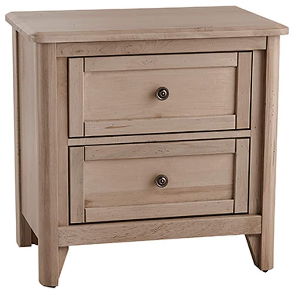 Viceray Collections Woodbridge 2-Drawer Nightstand in Clear Maple, , large