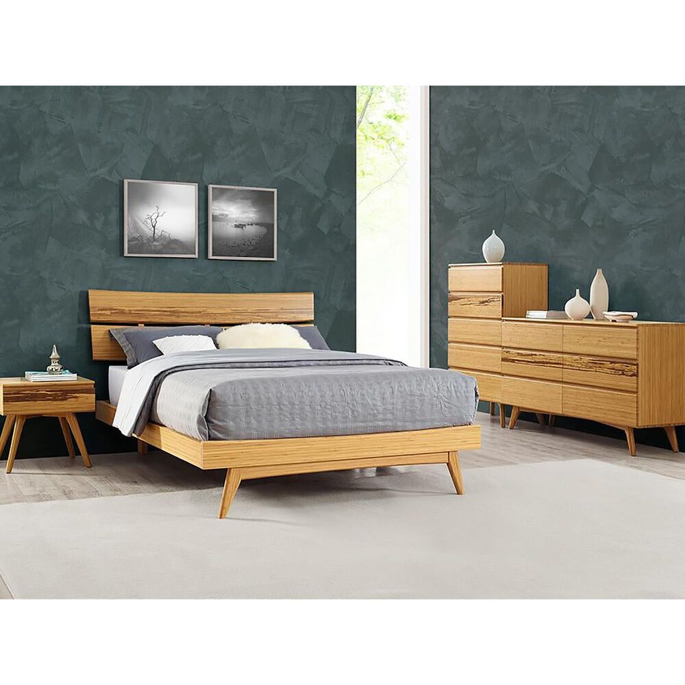 Natural Bamboo Furnishings 6 Drawer Double Dresser in Caramelized, , large