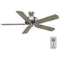 Hunter Panama 54" Ceiling Fan in Brushed Nickel, , large