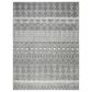 Safavieh Tulum Transitional 9" x 12" Grey and Ivory Area Rug, , large