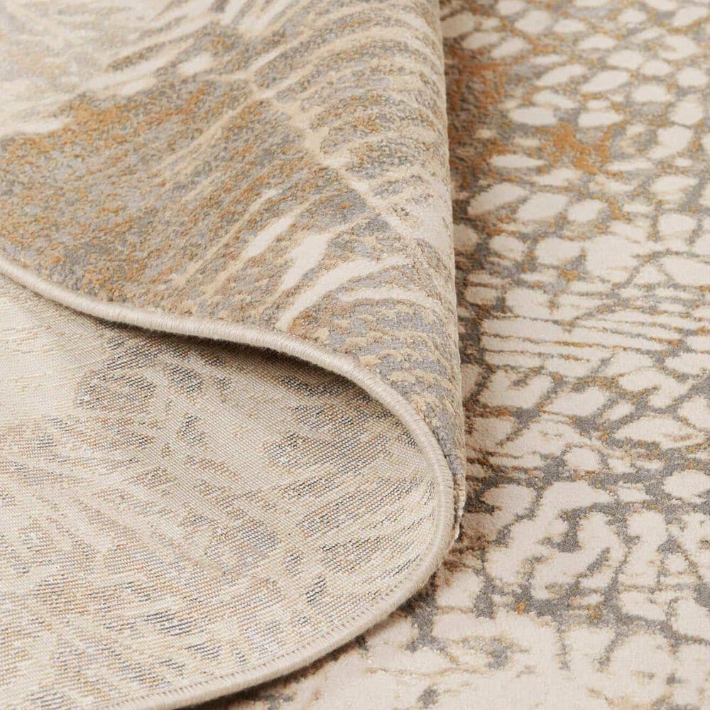 Feizy Parker 7&#39;9&quot; x 10&#39; Silver and Ivory Area Rug, , large
