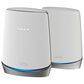 NETGEAR Orbi Tri-Band Wi-Fi System with Built-In Cable Modem Router and Satellite in White, , large