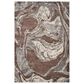 Kas Oriental Rugs Illusions Flow 5"3" x 7"7" Mocha Area Rug, , large