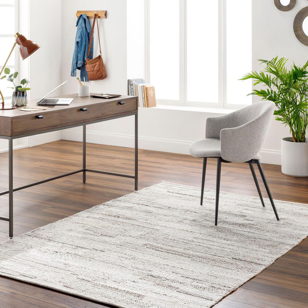 Surya Floria Ivory and Brown 10&#39; x 14&#39; Area Rug, , large