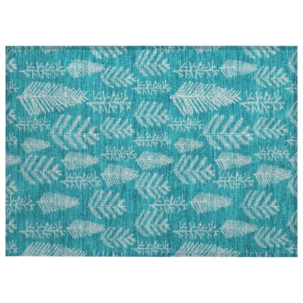 Dalyn Rug Company Wonderland WN21 1"8" x 2"6" Teal Indoor/Outdoor Area Rug, , large