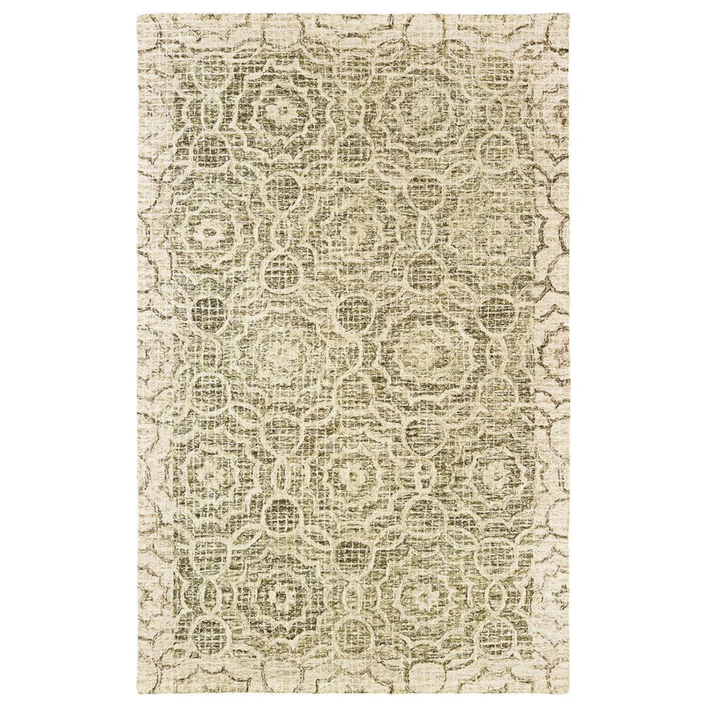 Oriental Weavers Tallavera 55606 10" x 13" Green and Ivory Area Rug, , large