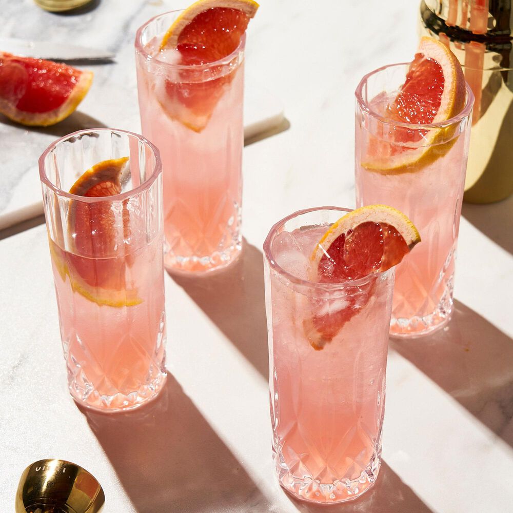 True Admiral Crystal Highball Glasses in Clear (Set of 4), , large