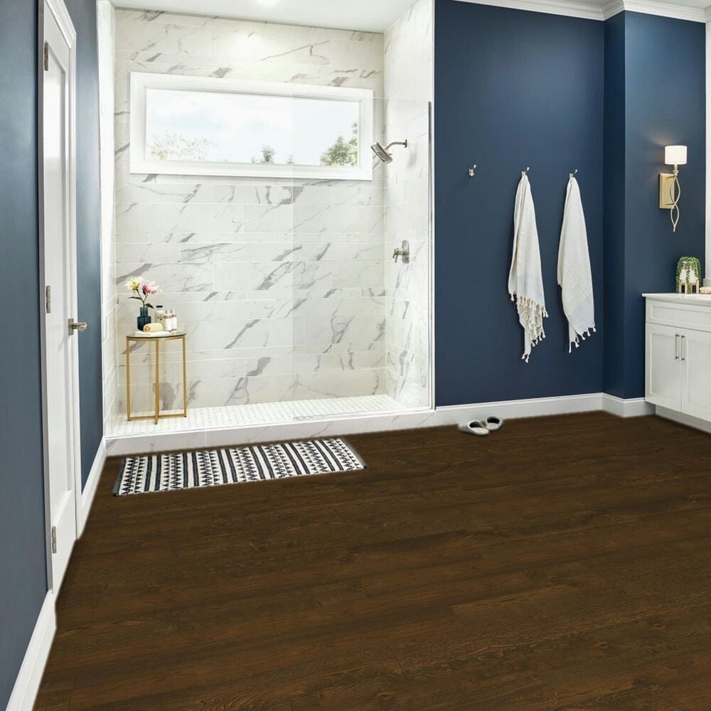 Hartco TimberBrushed Gold Deep Etched Hampton Brown Oak Engineered Hardwood, , large