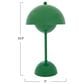 Teak Interiors Happy House Metal LED Table Lamp in Green, , large