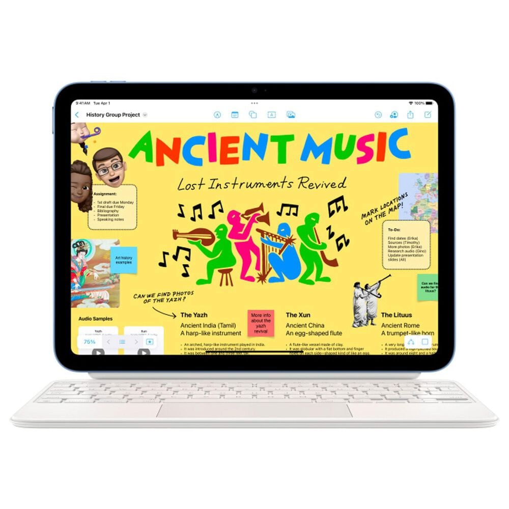 Apple iPad 11-Inch A16 Chip with Wi-Fi + Cellular - 128GB in Blue and 2-Year AppleCare+, , large