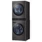 LG WashTower with Center Control 4.5 Cu. Ft. Washer and 7.4 Cu. Ft. Electric Dryer in Black Stainless Steel, , large
