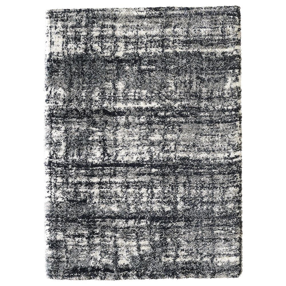 Central Oriental Natick Blyana 7"10" x 9"10" White and Blue Area Rug, , large