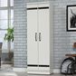 Sauder HomePlus 430336 Storage Cabinet in Soft White, , large