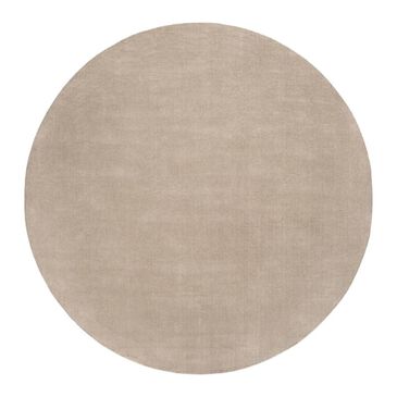 Surya Mystique M-335 8" Round Taupe Area Rug, , large