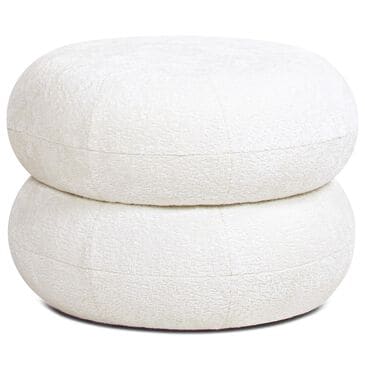 Jennifer Taylor Home Nest Pouf in Almond White, , large