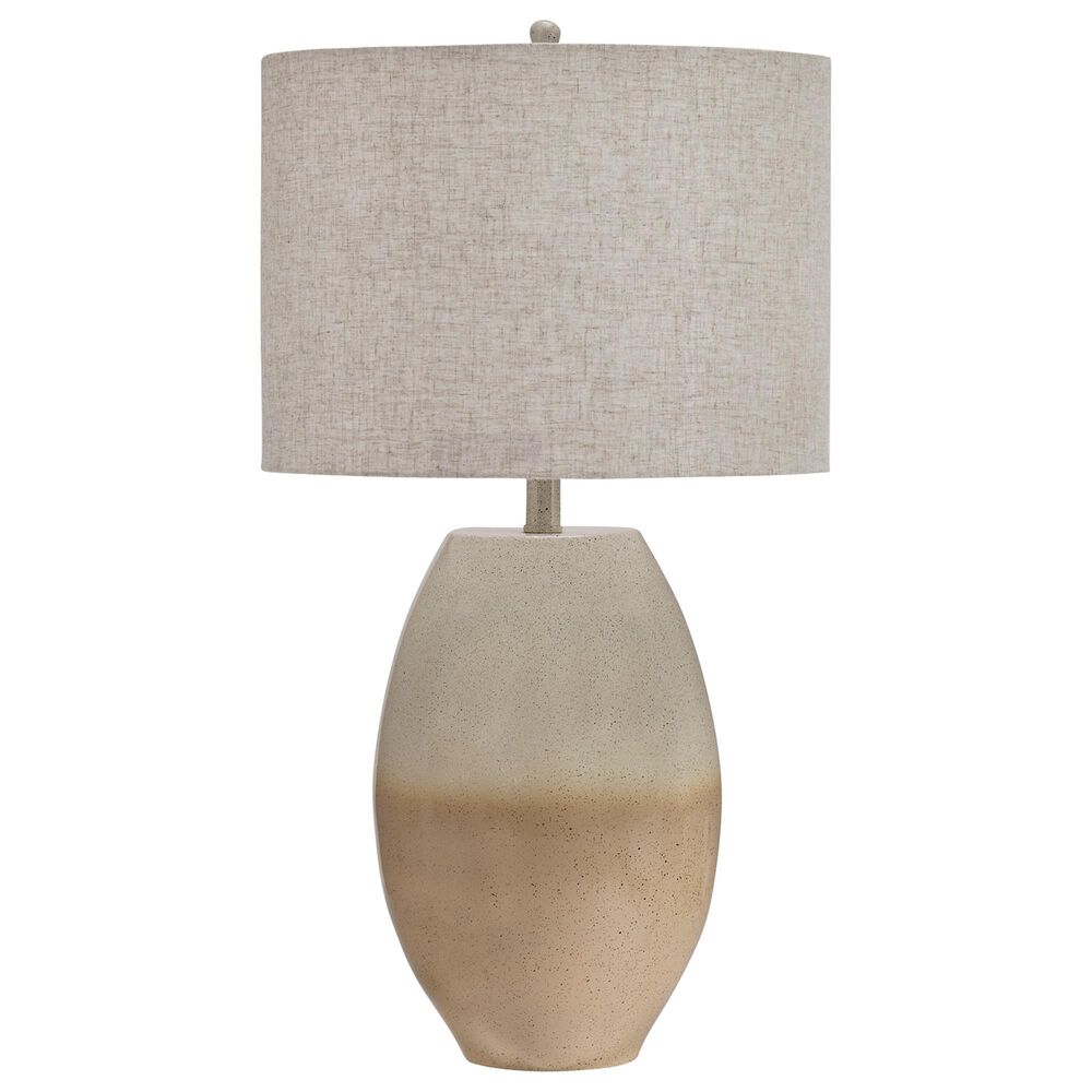 Ashley Linas Table Lamp in Cream and Beige, , large
