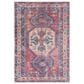 57 Grand by Nicole Curtis Series 1 9"2" x 12" Red, Beige and Navy Area Rug, , large