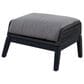 GatherCraft Cyrus Patio Ottoman with Cushion in Mystic Taupe, , large