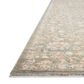 Chris Loves Julia x Loloi Palma Blue and Natural 3"6" x 5"6" Area Rug, , large