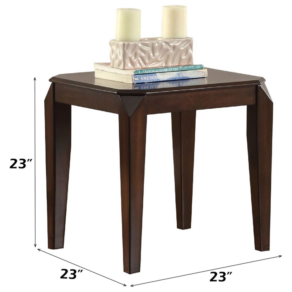 HOMLUX Docila End Table in Walnut, , large