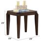 HOMLUX Docila End Table in Walnut, , large