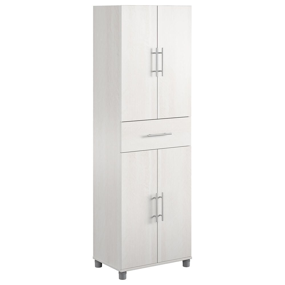 DHP Elmsworth 4-Door Storage Cabinet in Ivory Oak, , large