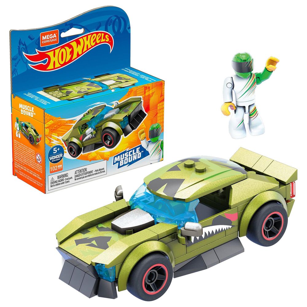 Mega Construx Hot Wheels Muscle Bound Building Set, , large