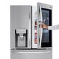 LG 2-Piece Kitchen Package with 22.3 Cu. Ft 4-Door French Door Refrigerator and Single Door Freezer in Stainless Steel, , large