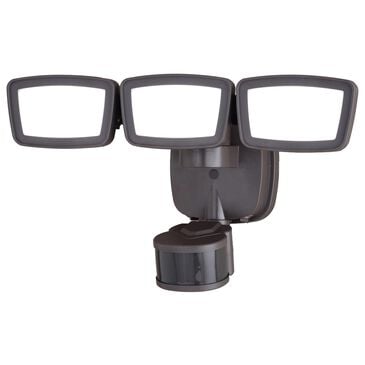 Vaxcel 13.25" 3-Light Motion Sensor Outdoor Security Flood Light in Bronze, , large