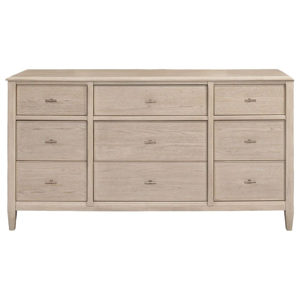 Riverside Furniture Carmella 9-Drawer Dresser in Pebble Oak, , large